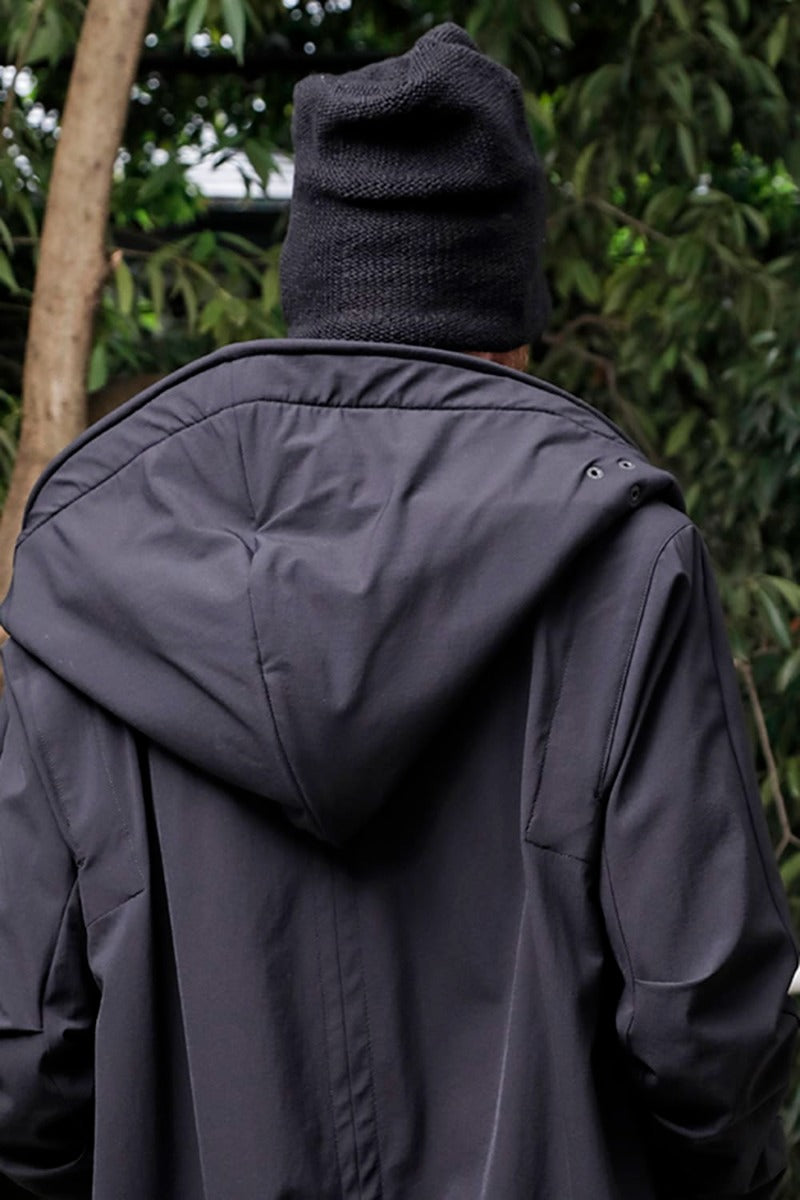 Knit Cap Linen Black