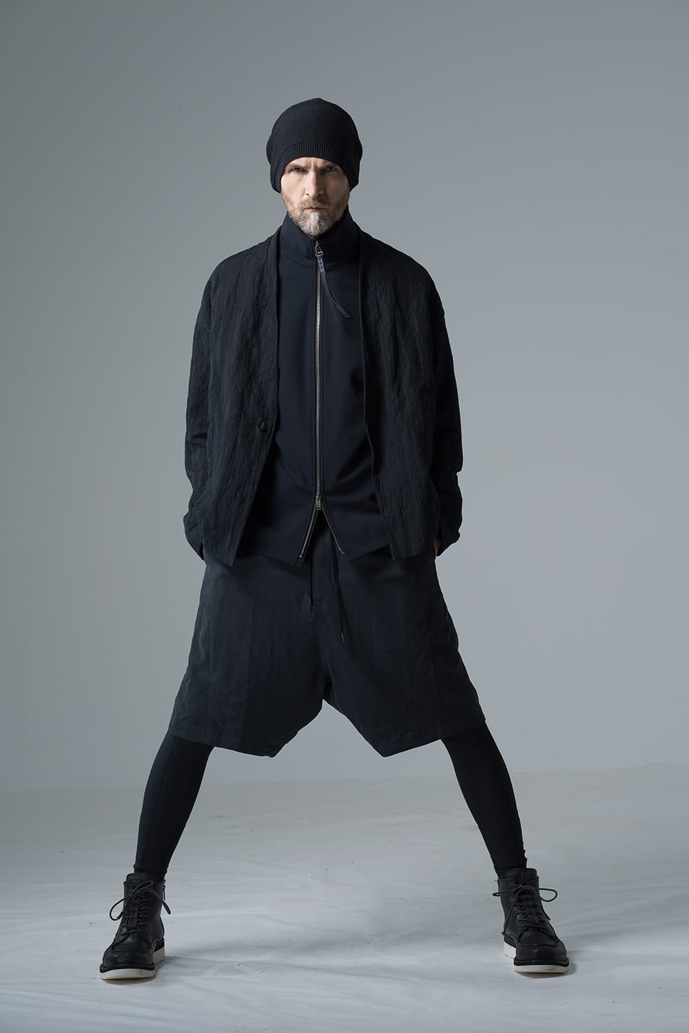 Jacket cotton linen metal shrink