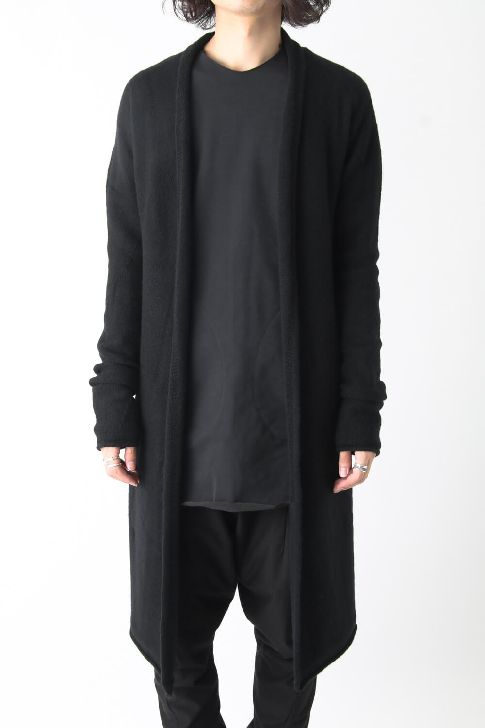 Knit Long Coat Cashmere