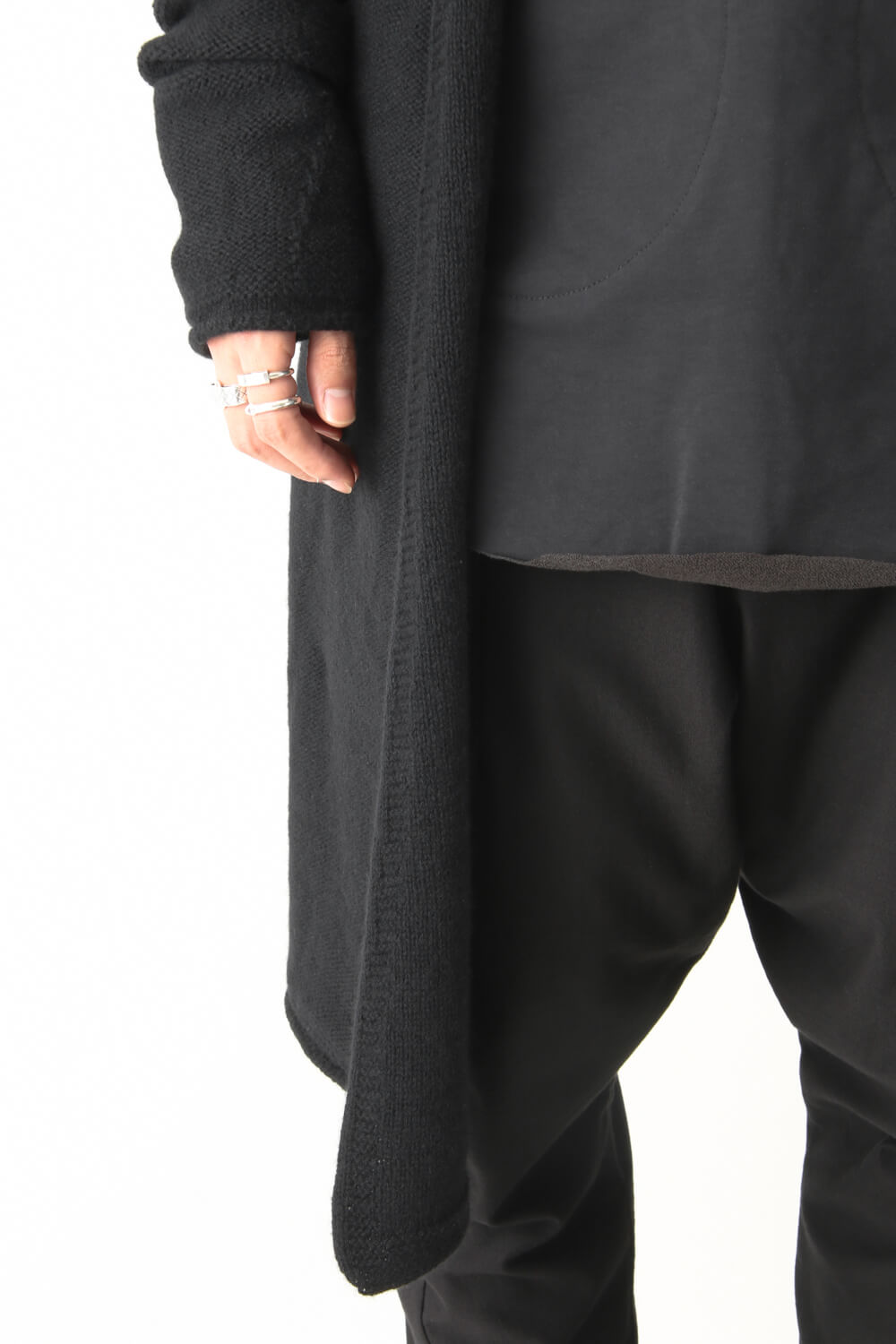 Knit Long Coat Cashmere