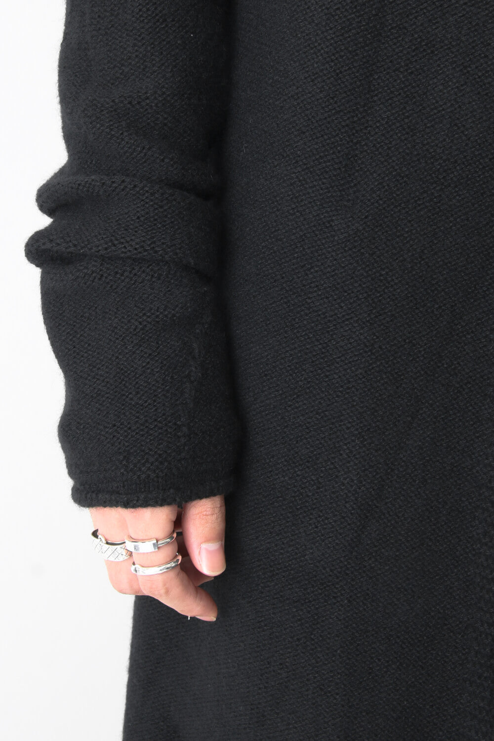Knit Long Coat Cashmere