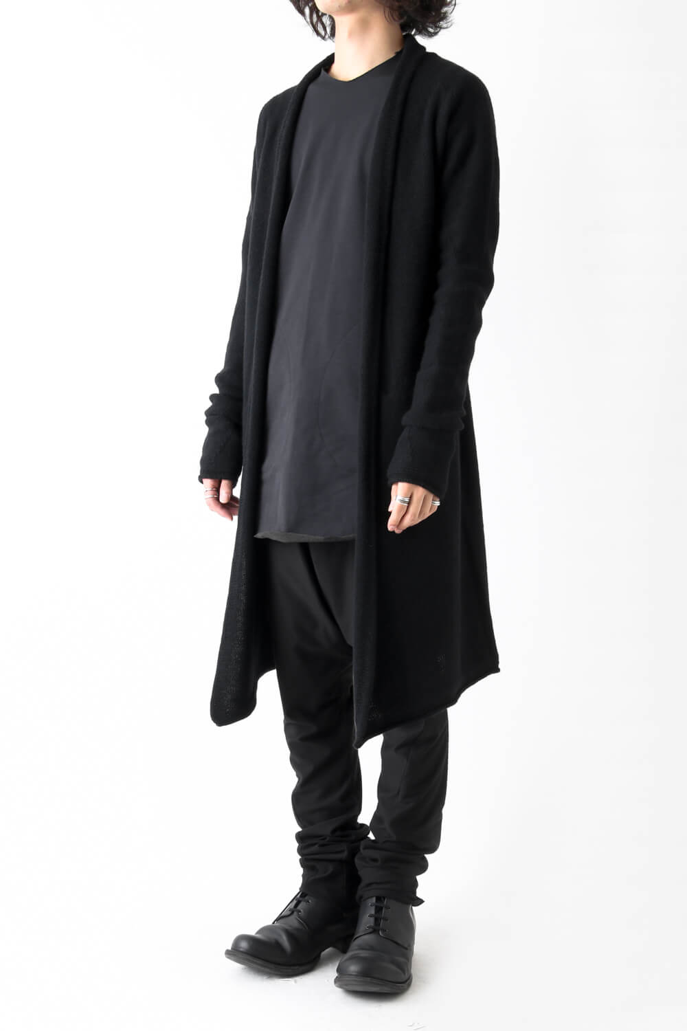 Knit Long Coat Cashmere