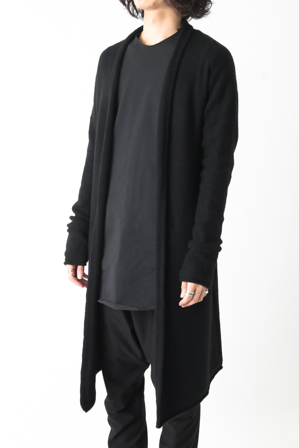 Knit Long Coat Cashmere