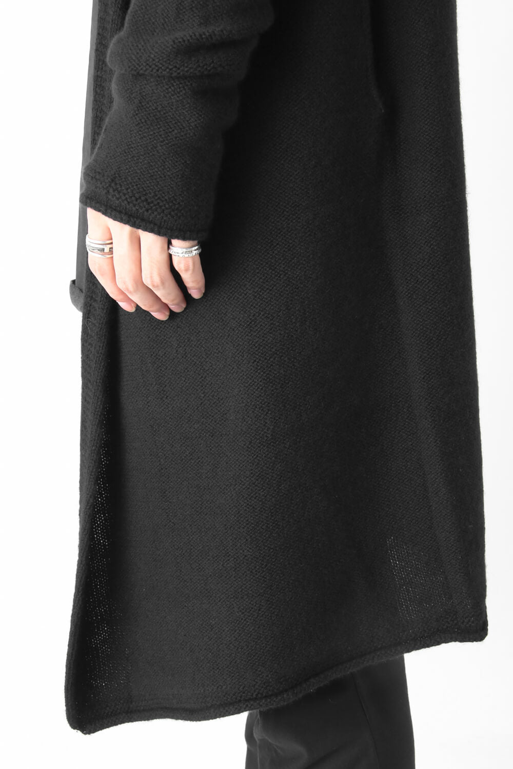 Knit Long Coat Cashmere