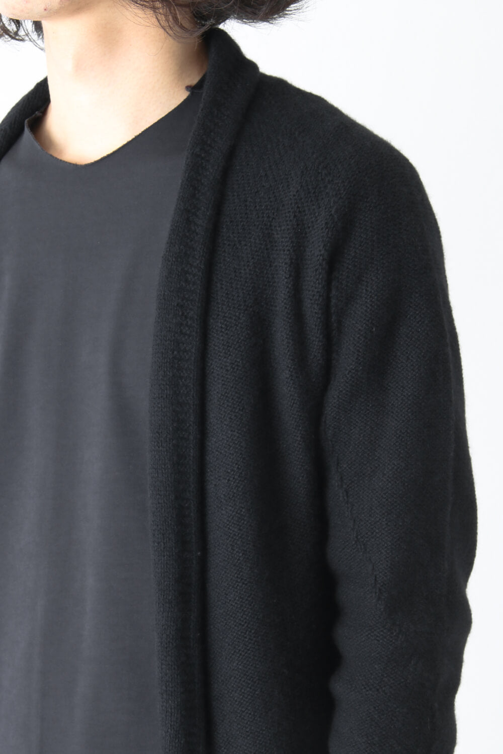 Knit Long Coat Cashmere