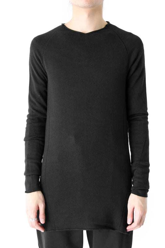 Knit Long Sleeve Silk Wool