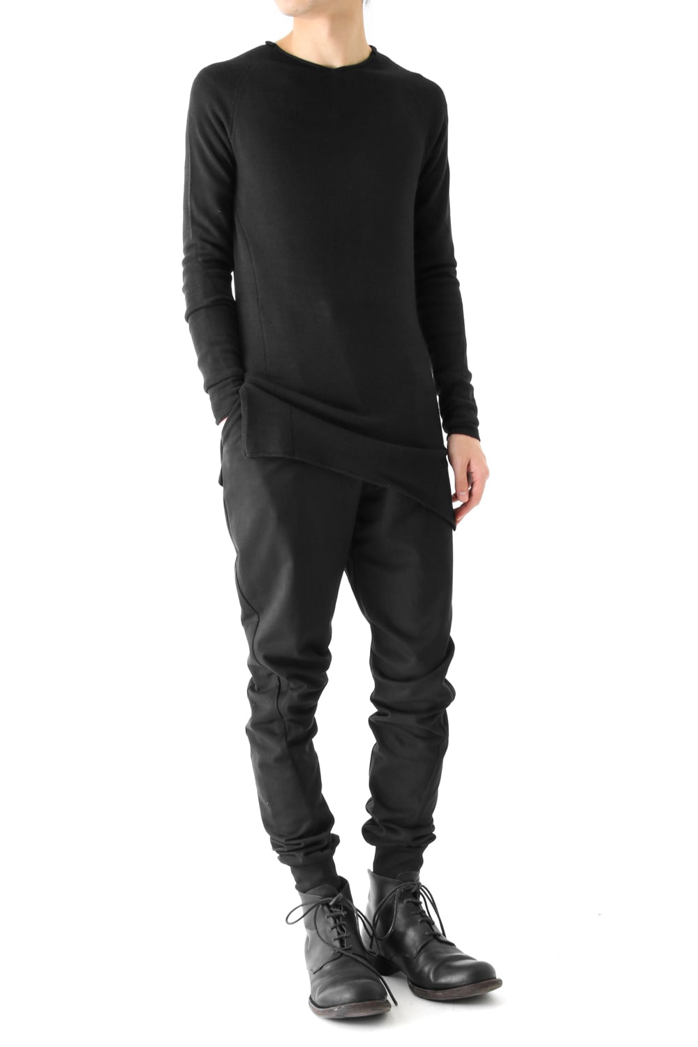 Knit Long Sleeve Silk Wool