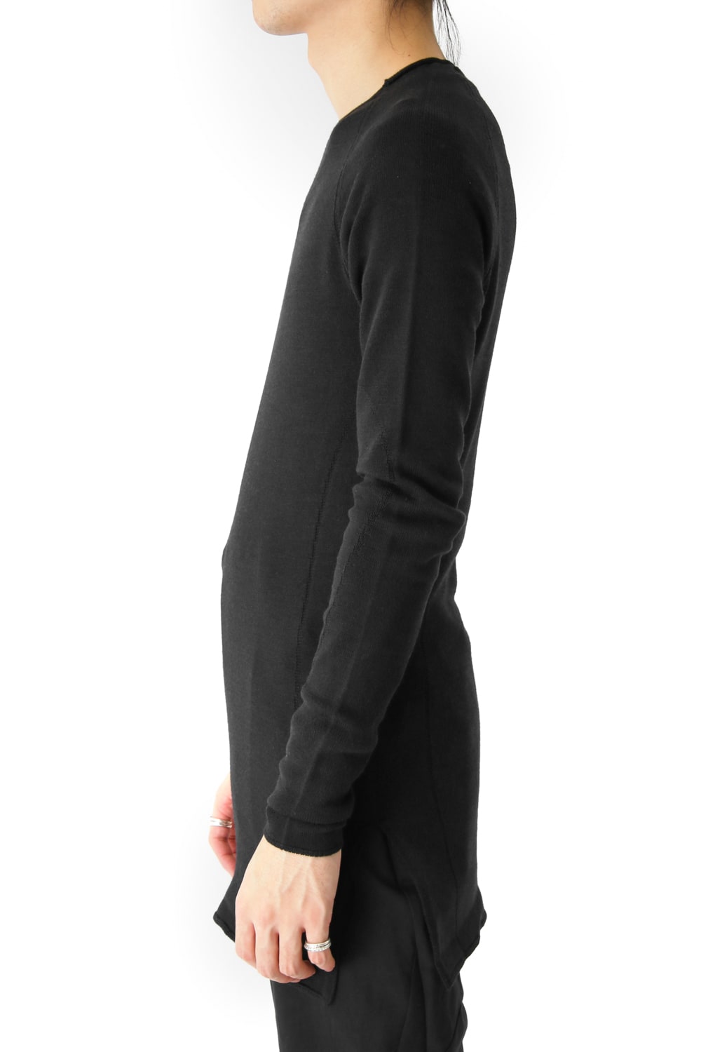 Knit Long Sleeve Silk Wool