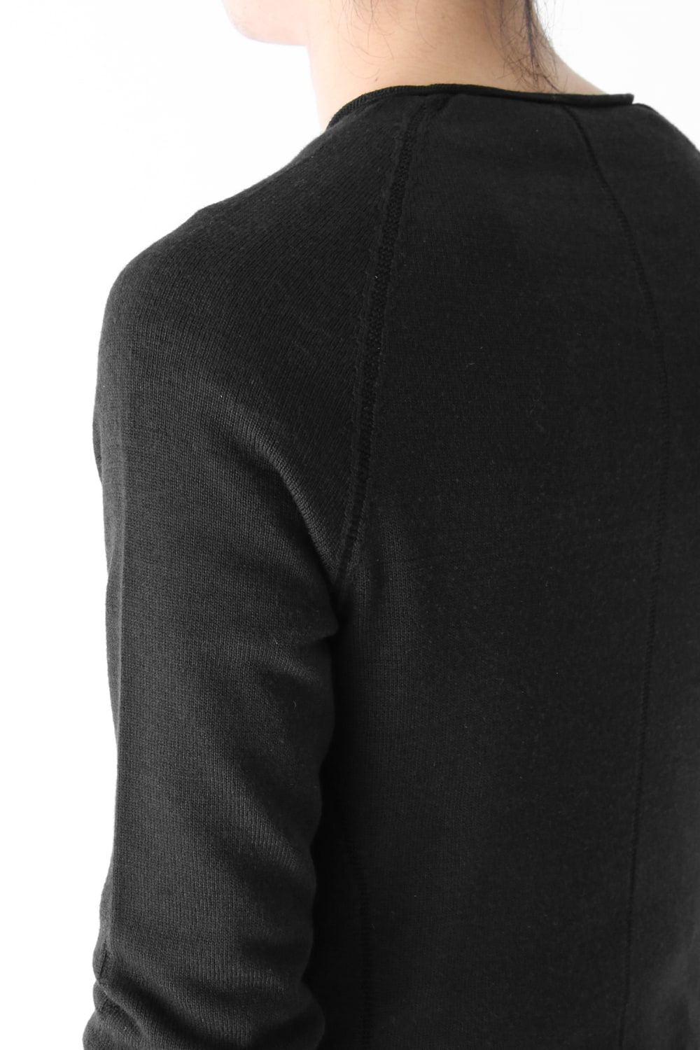 Knit Long Sleeve Silk Wool