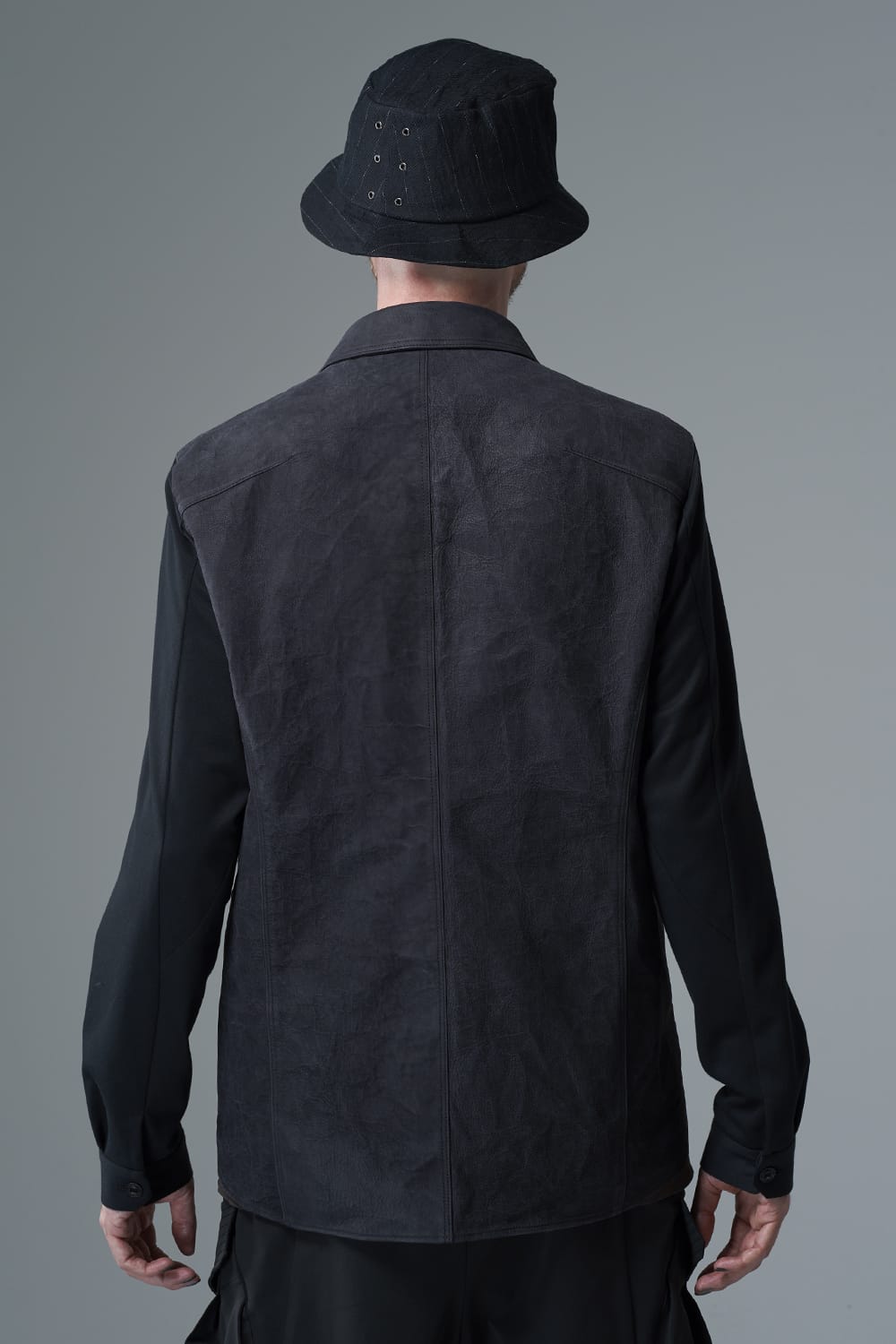 Leather CPO shirt Dyneema leather