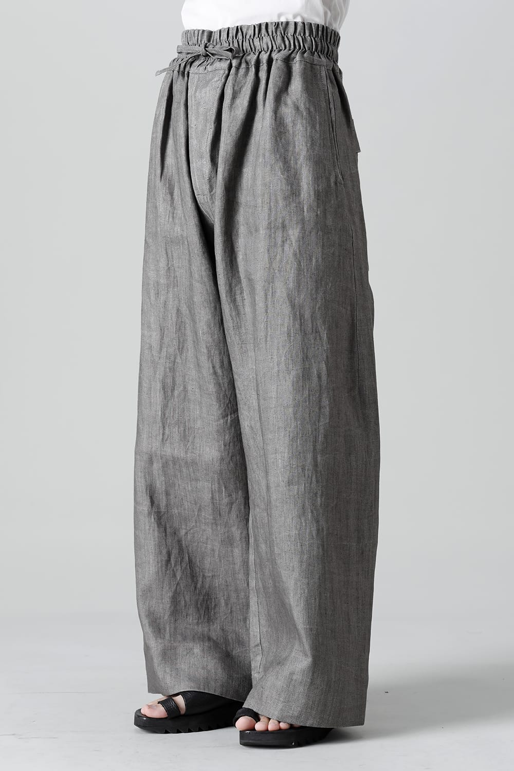 TROUSERS#69 SUMI LINEN TWILL