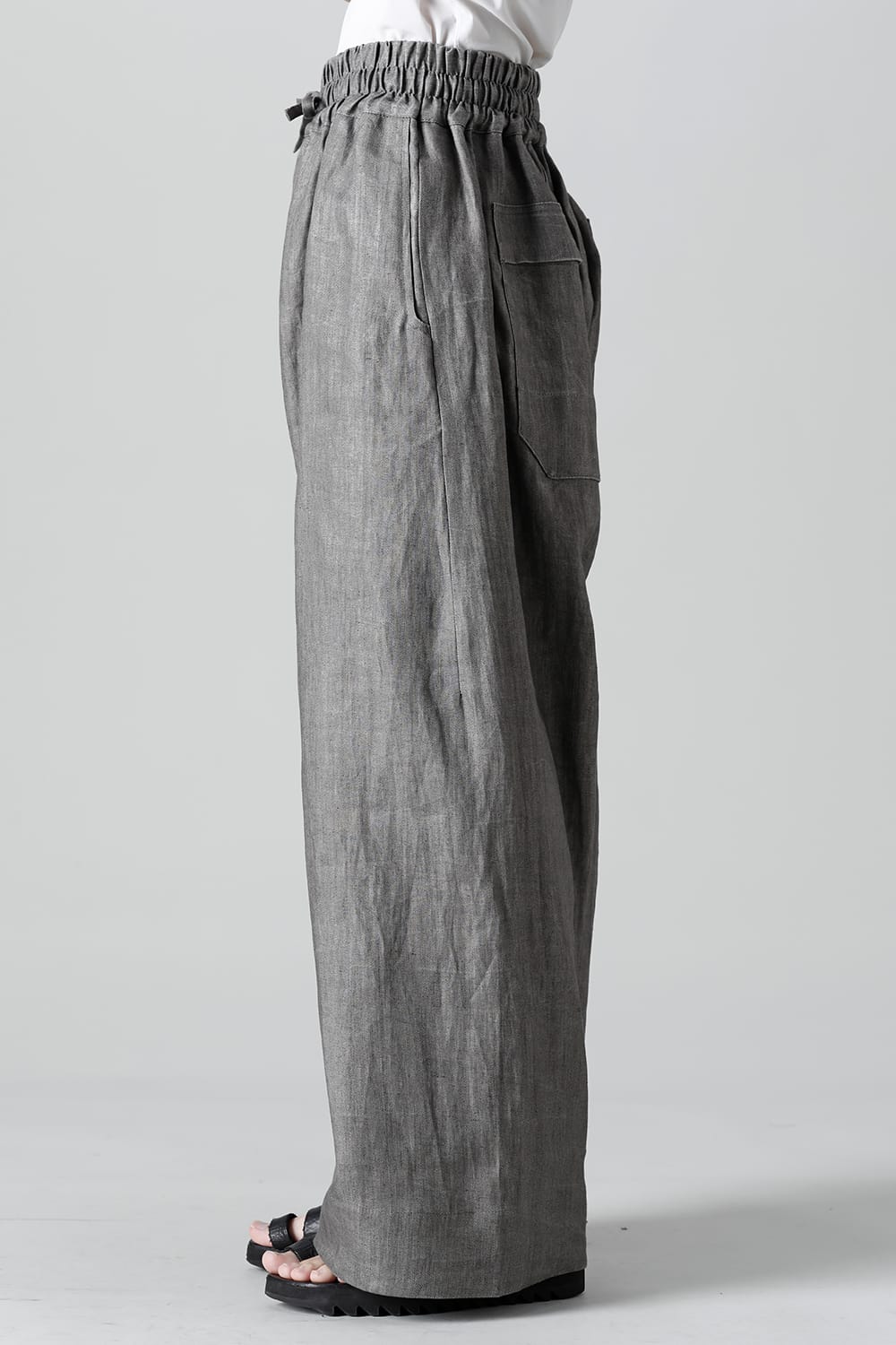 TROUSERS#69 SUMI LINEN TWILL