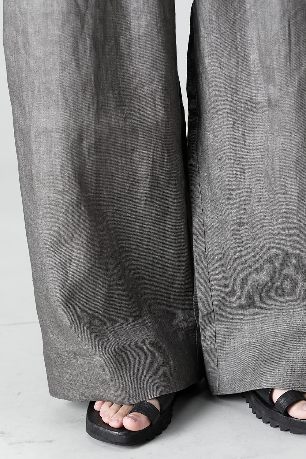 TROUSERS#69 SUMI LINEN TWILL