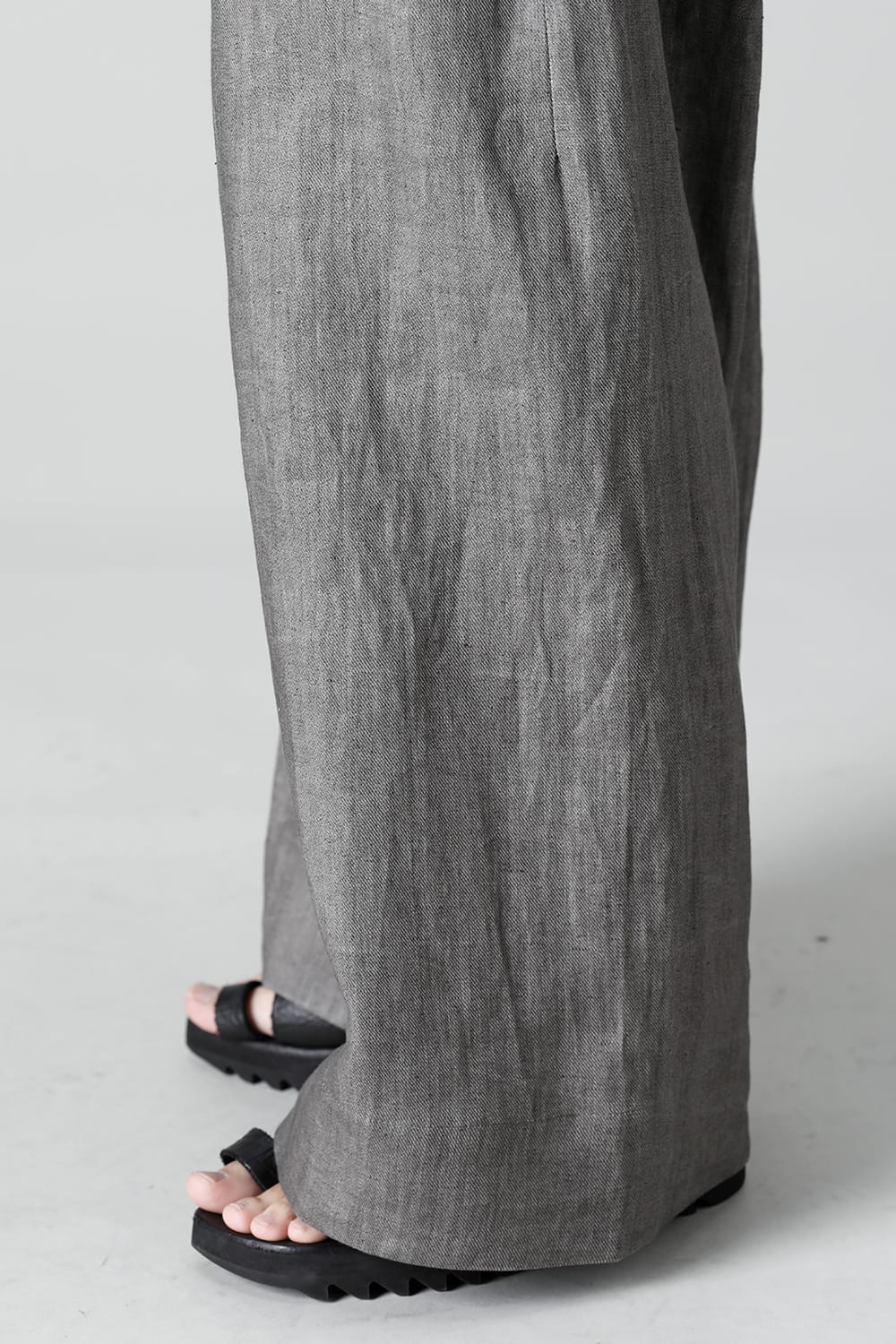 TROUSERS#69 SUMI LINEN TWILL