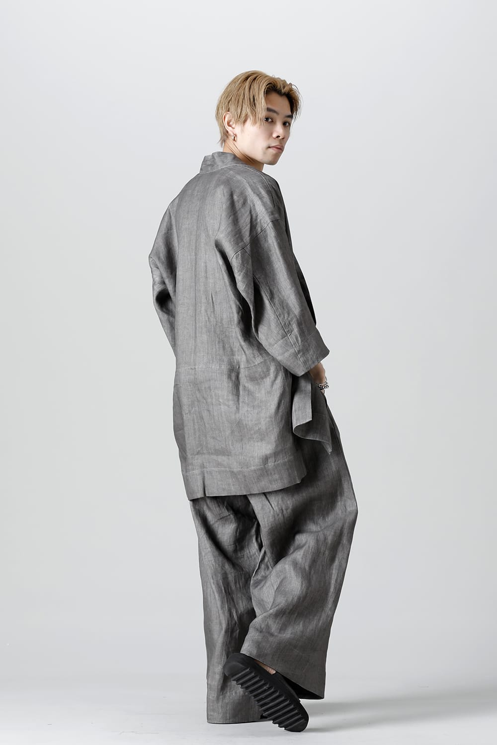 TROUSERS#69 SUMI LINEN TWILL