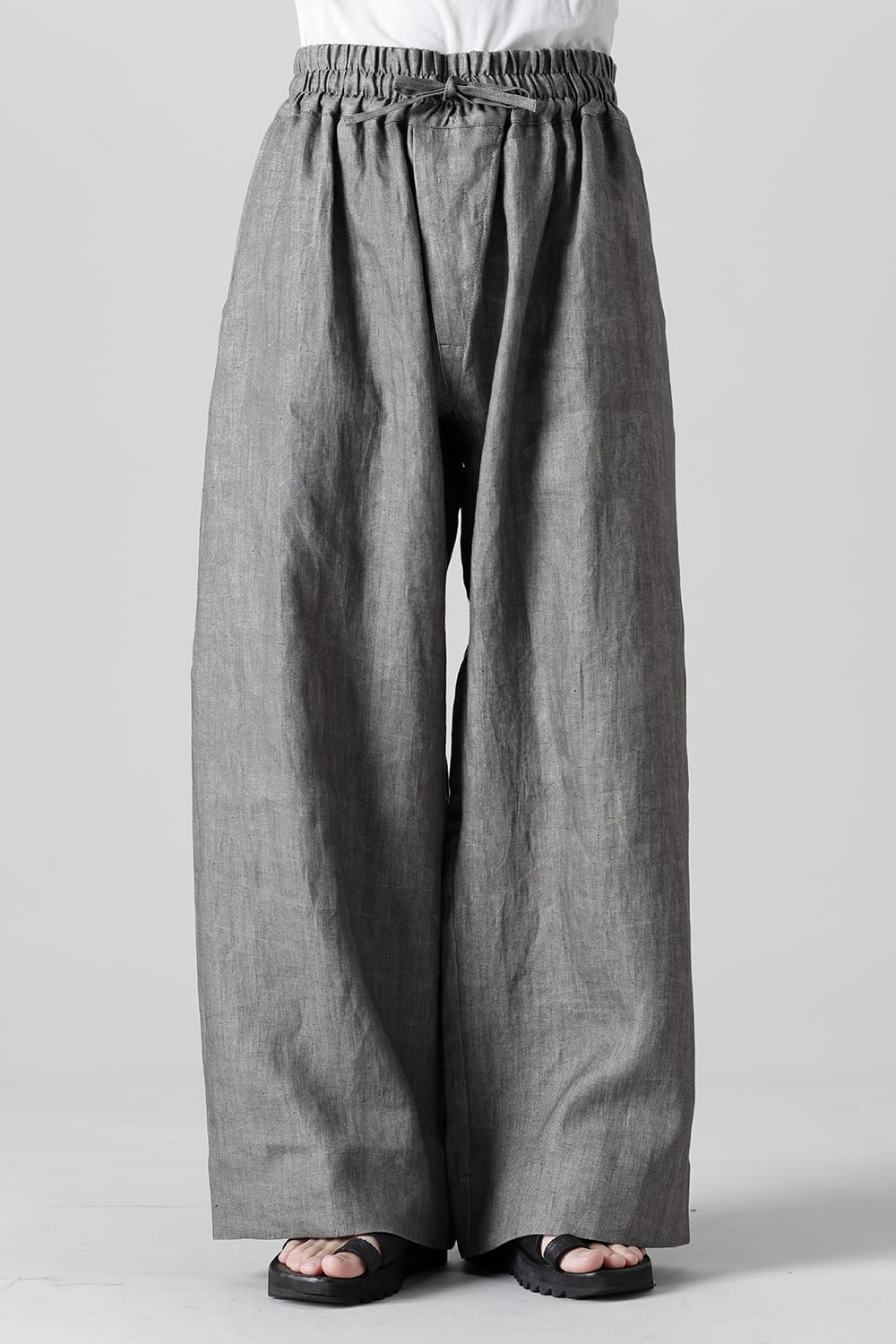 TROUSERS#69 SUMI LINEN TWILL