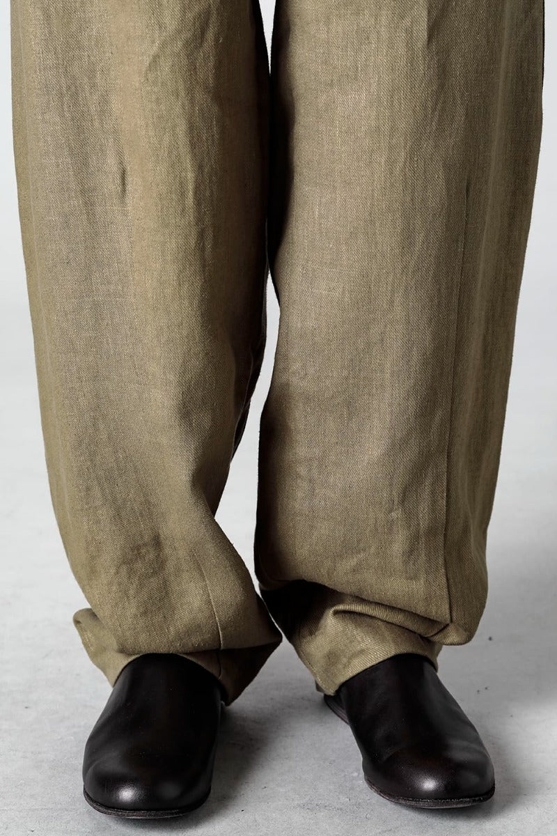 TROUSERS #72 CEMENT HEMP TWILL