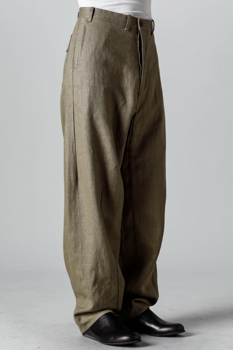 TROUSERS #72 CEMENT HEMP TWILL