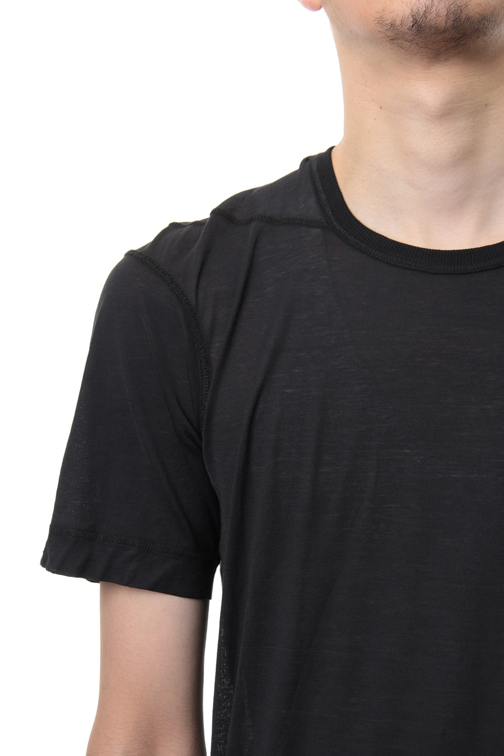 Lock stitch T-shirt (Black)