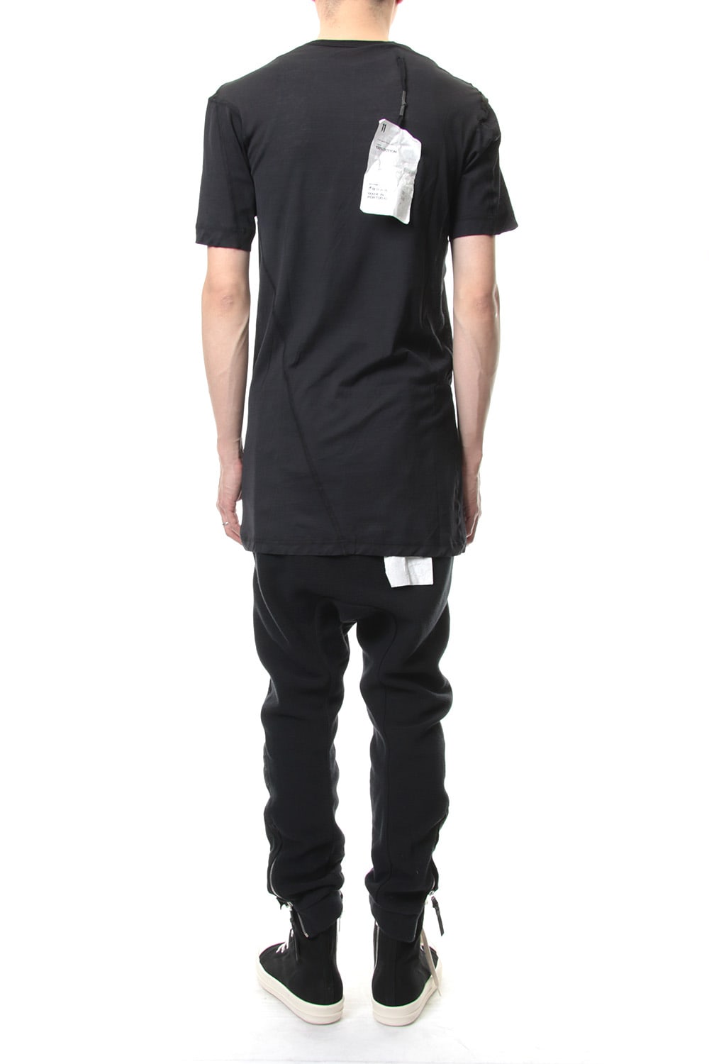 Lock stitch T-shirt (Black)