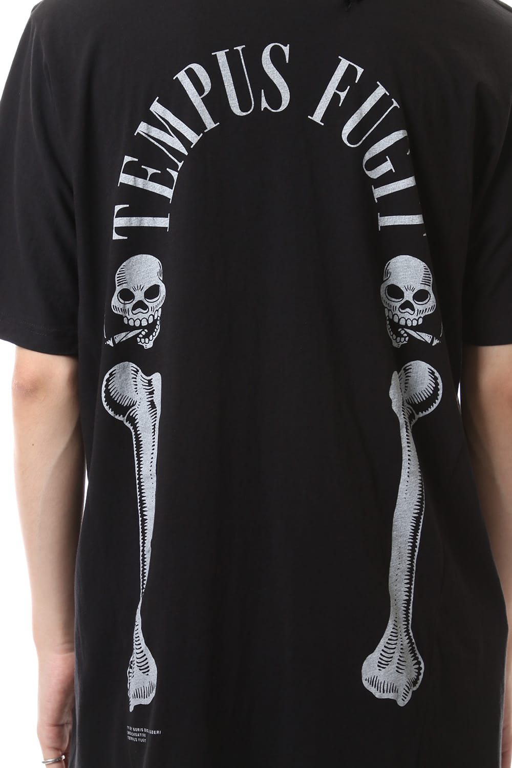 Back Print T-Shirts Skeleton