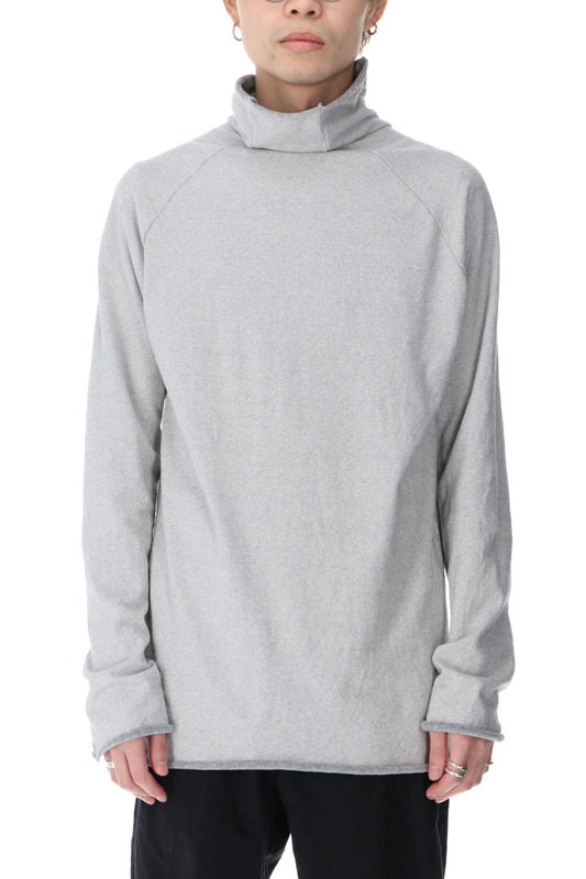 Reversible Cotton Bottle Neck T-Shirts Ice Gray