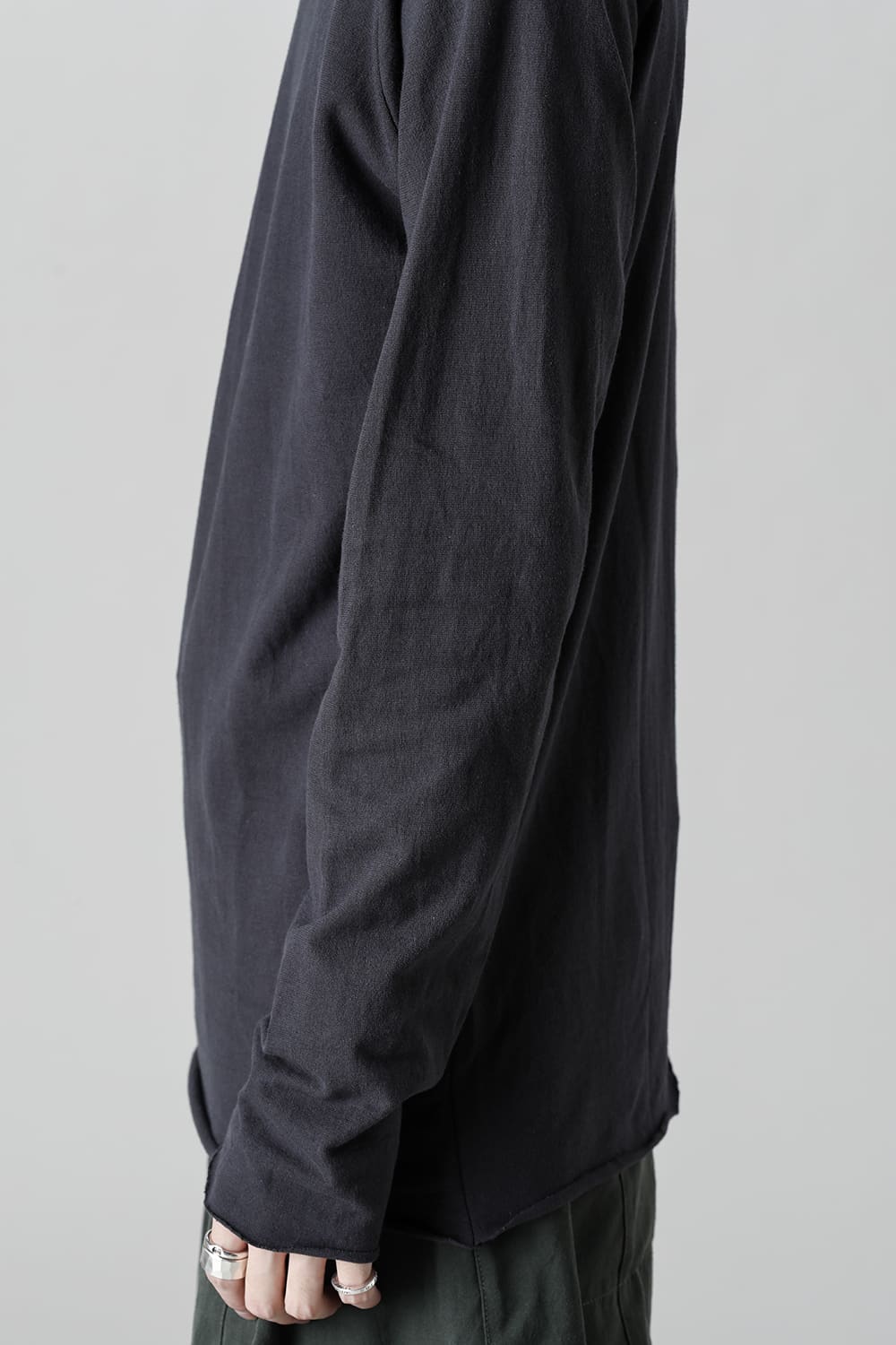 ドライコットン ジャージー ボトルネック カットソー