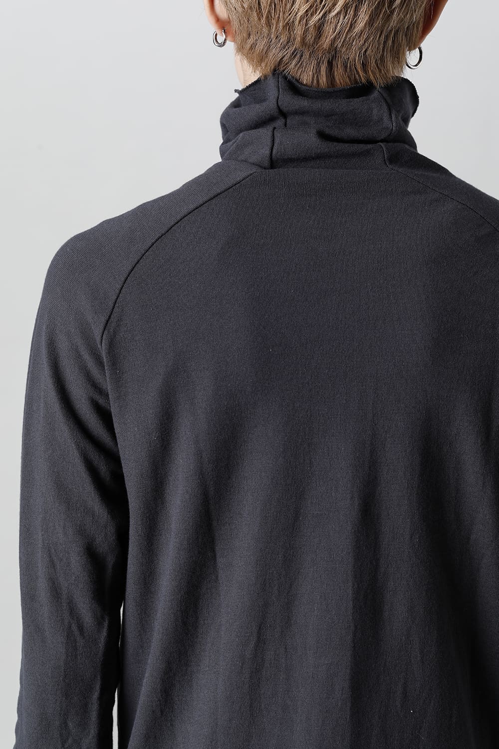 ドライコットン ジャージー ボトルネック カットソー