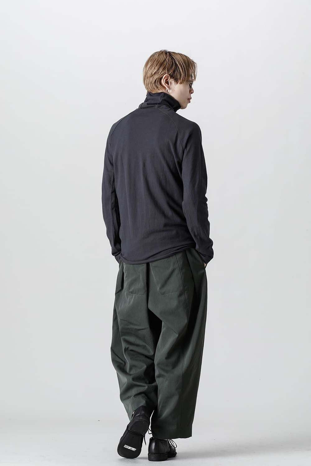 ドライコットン ジャージー ボトルネック カットソー