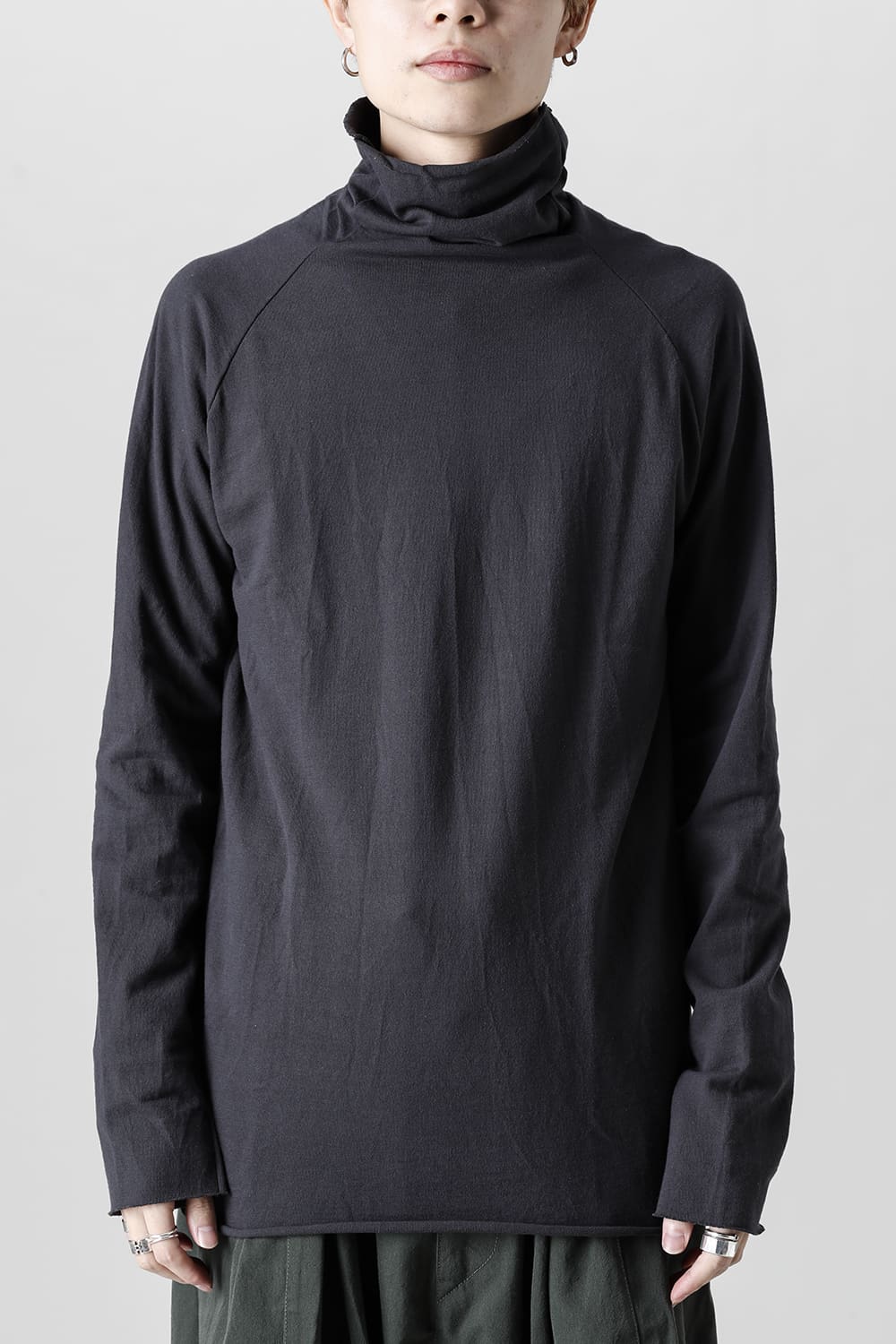 ドライコットン ジャージー ボトルネック カットソー