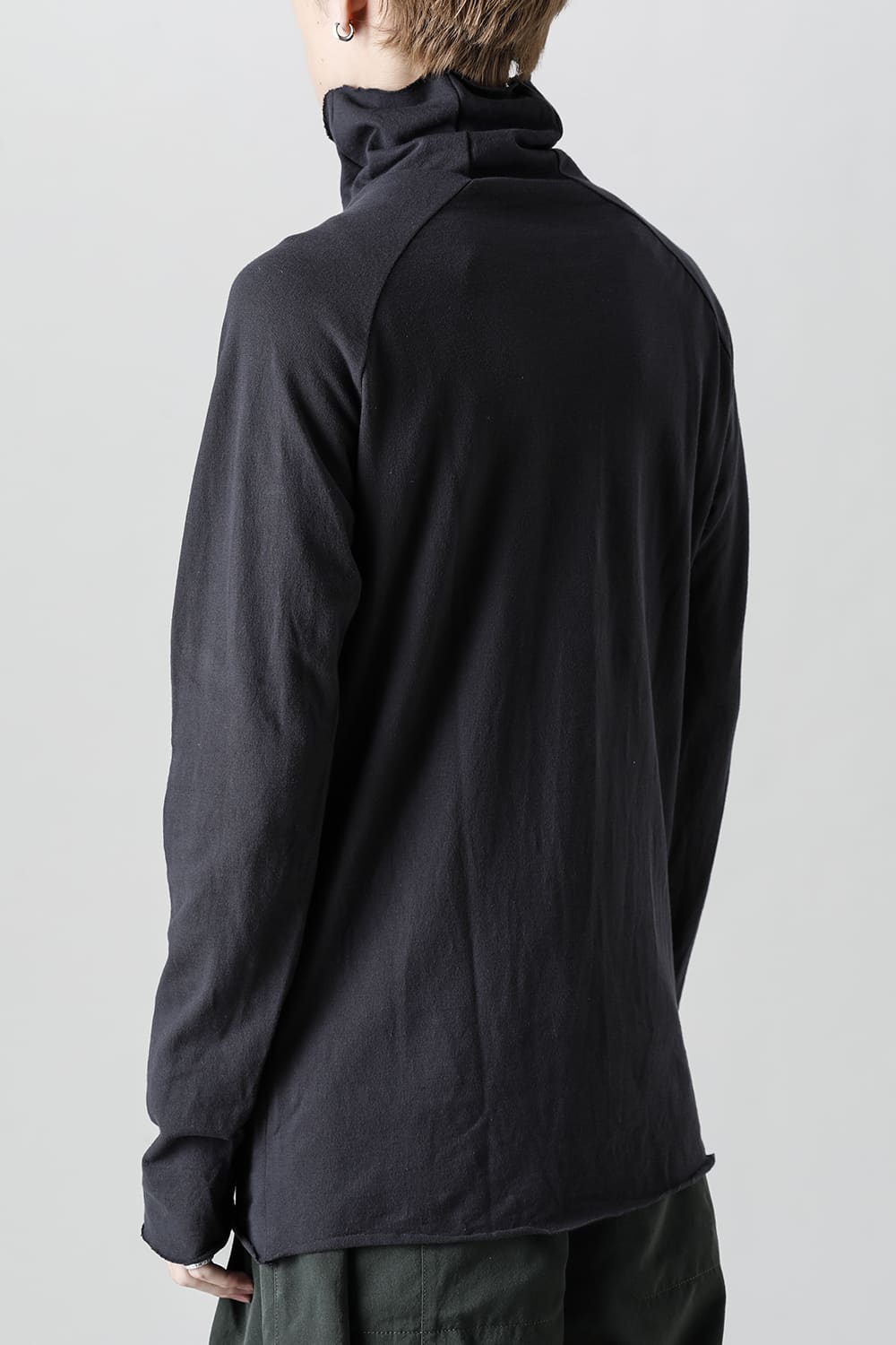 ドライコットン ジャージー ボトルネック カットソー