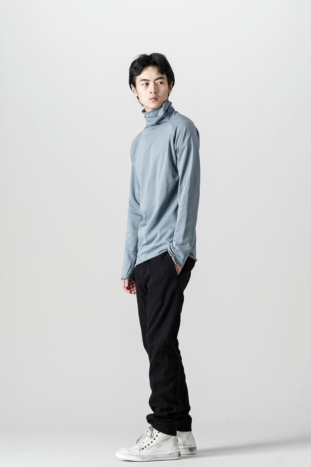 Cotton Bottleneck Blue.Gray