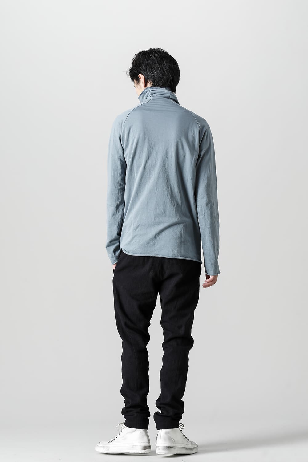 Cotton Bottleneck Blue.Gray