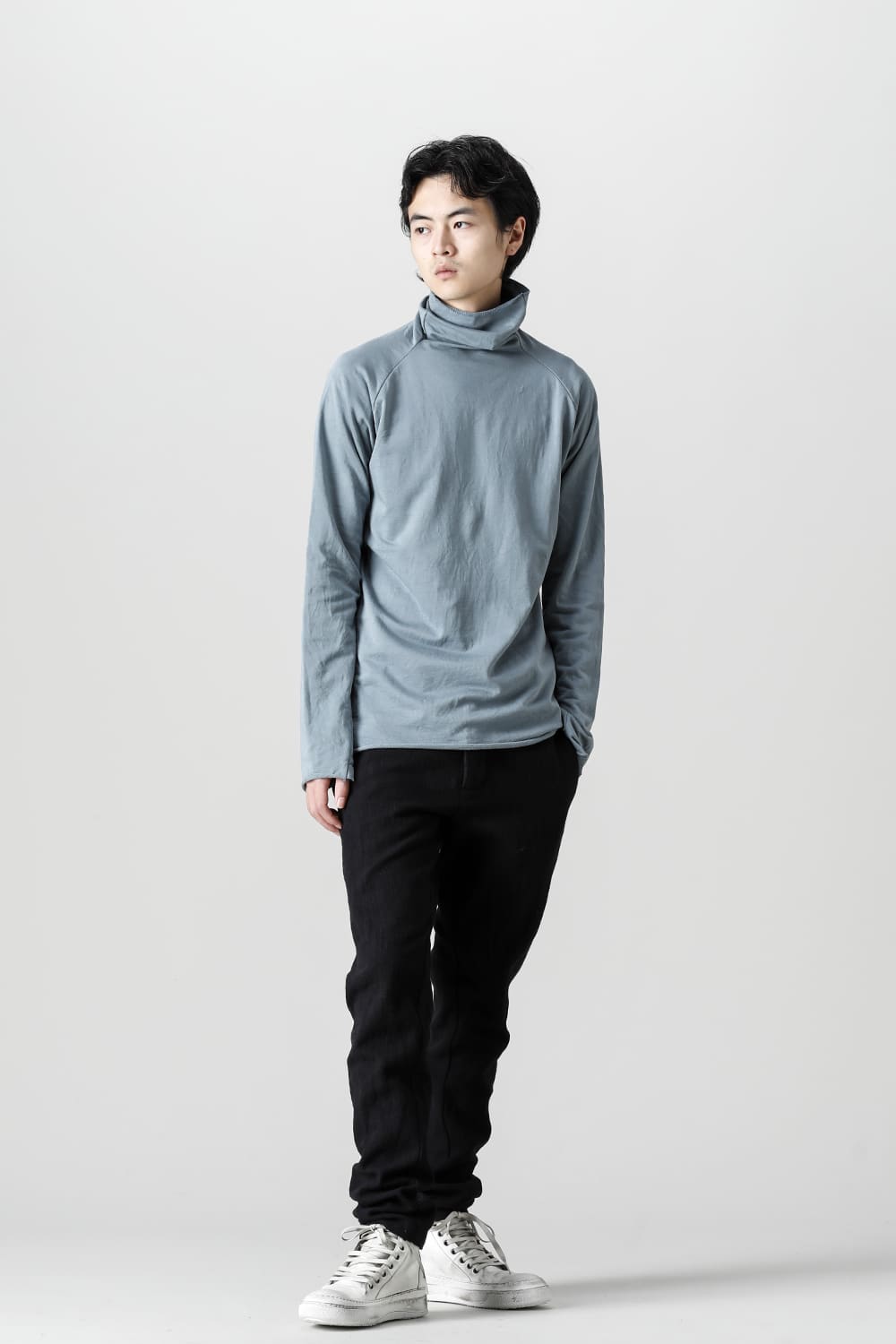 Cotton Bottleneck Blue.Gray