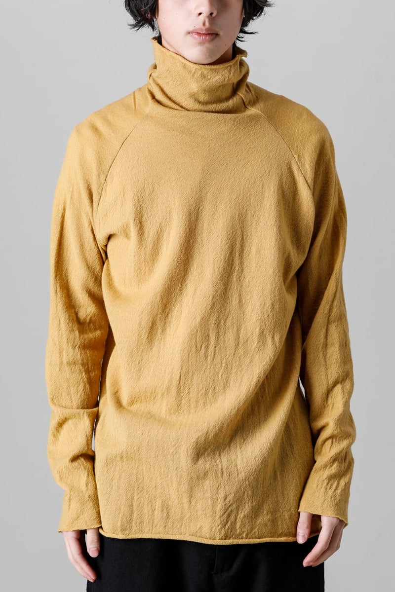 Wool Georgette Bottleneck Mustard