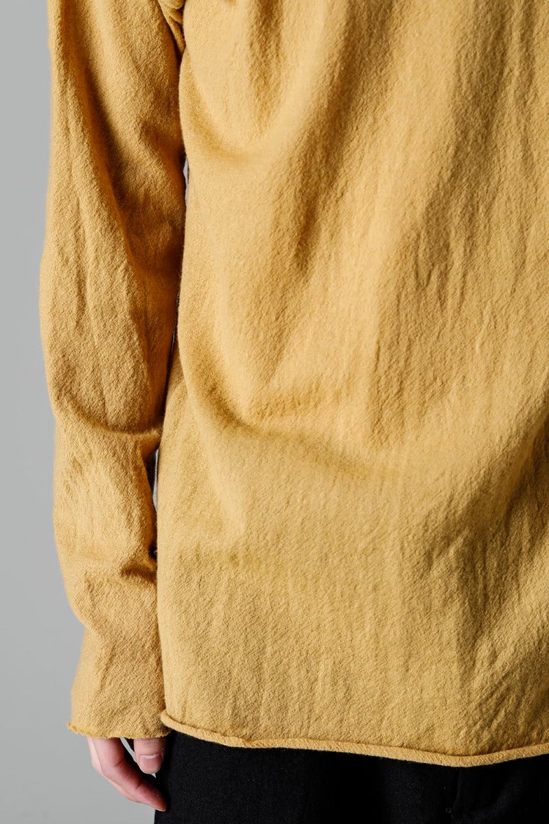 Wool Georgette Bottleneck Mustard