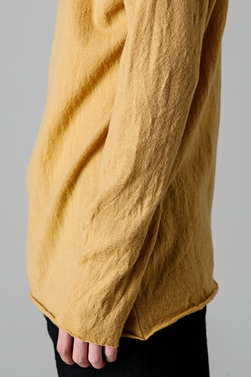 Wool Georgette Bottleneck Mustard