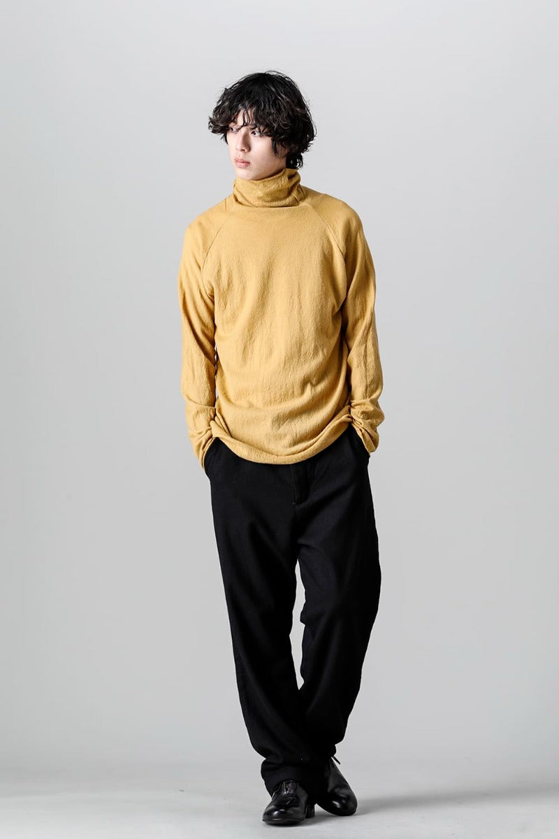 Wool Georgette Bottleneck Mustard