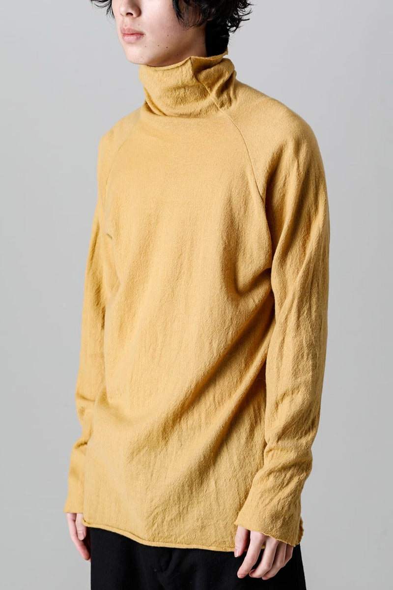 Wool Georgette Bottleneck Mustard