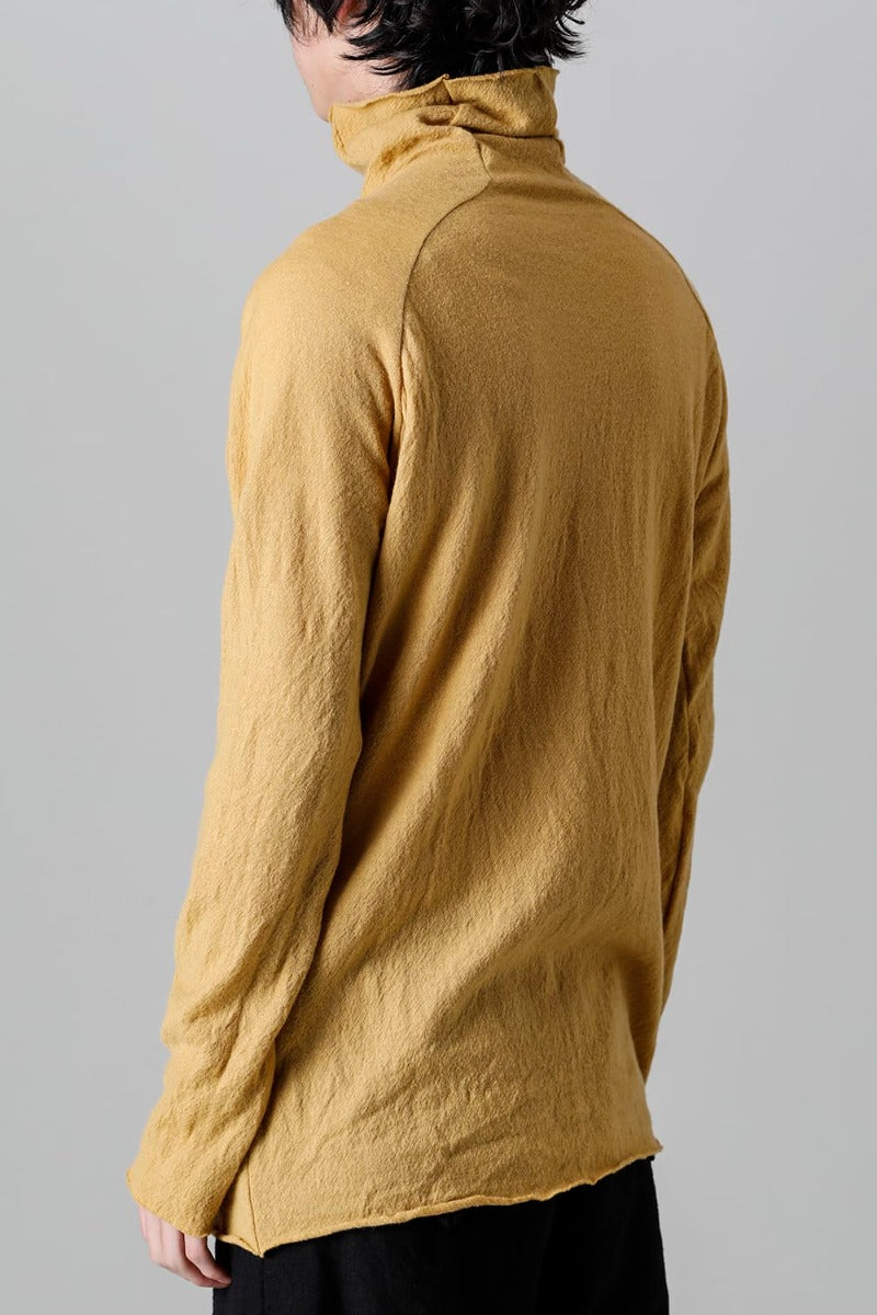 Wool Georgette Bottleneck Mustard