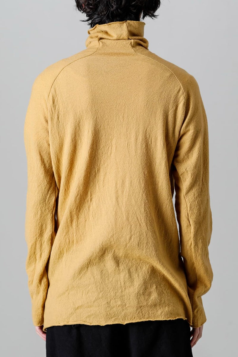 Wool Georgette Bottleneck Mustard