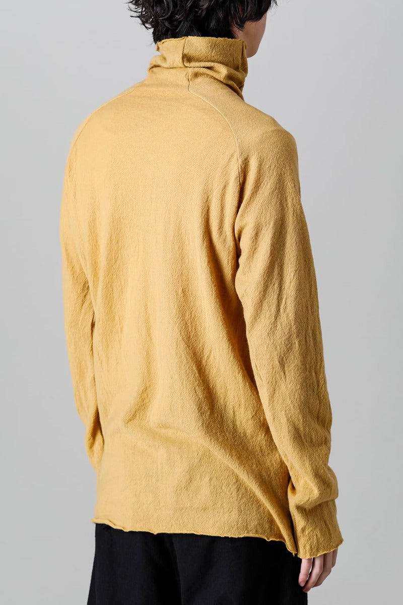 Wool Georgette Bottleneck Mustard