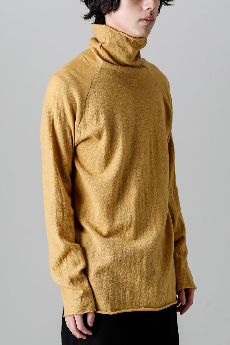 Wool Georgette Bottleneck Mustard