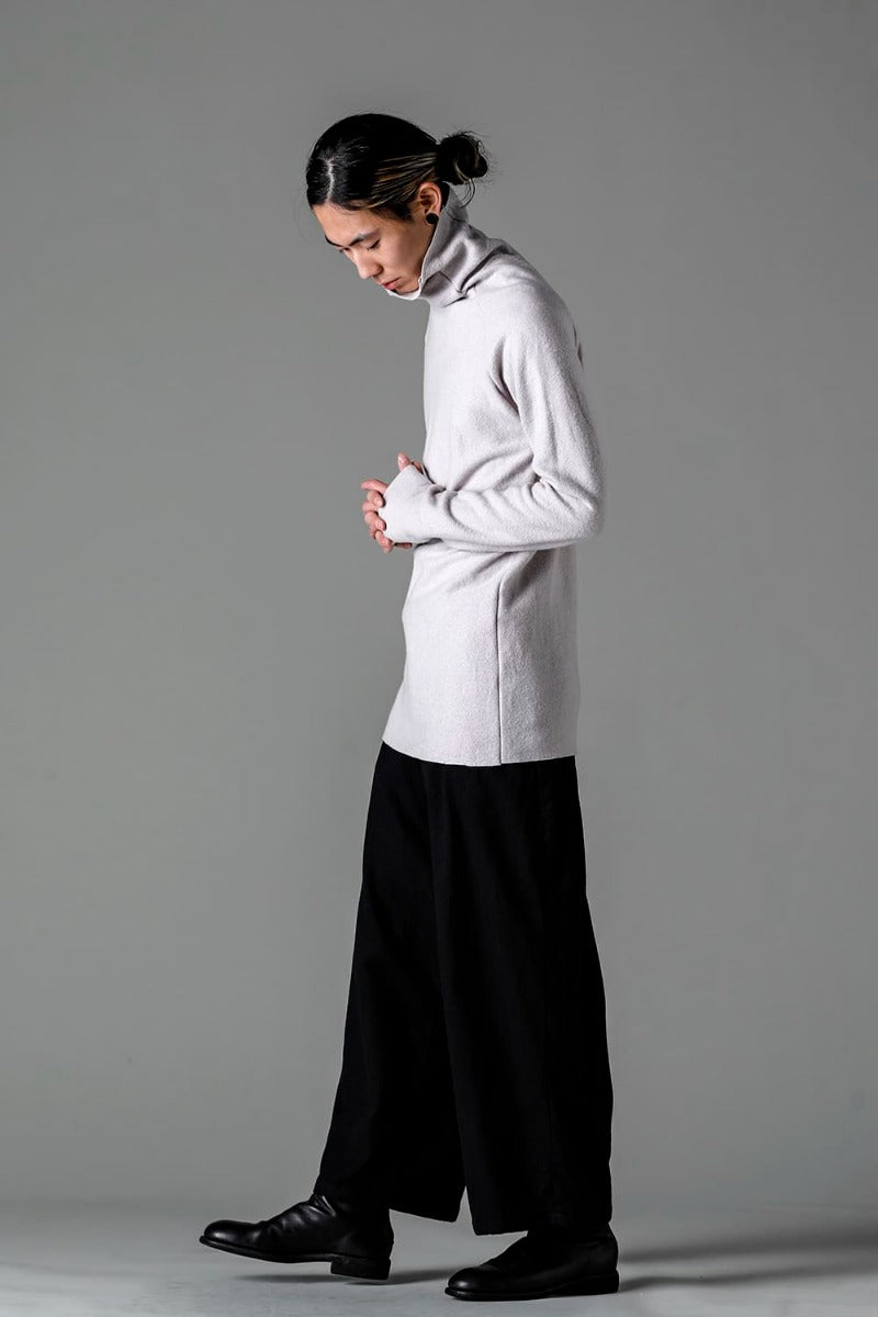 Pile Bottle Neck L/S Beige