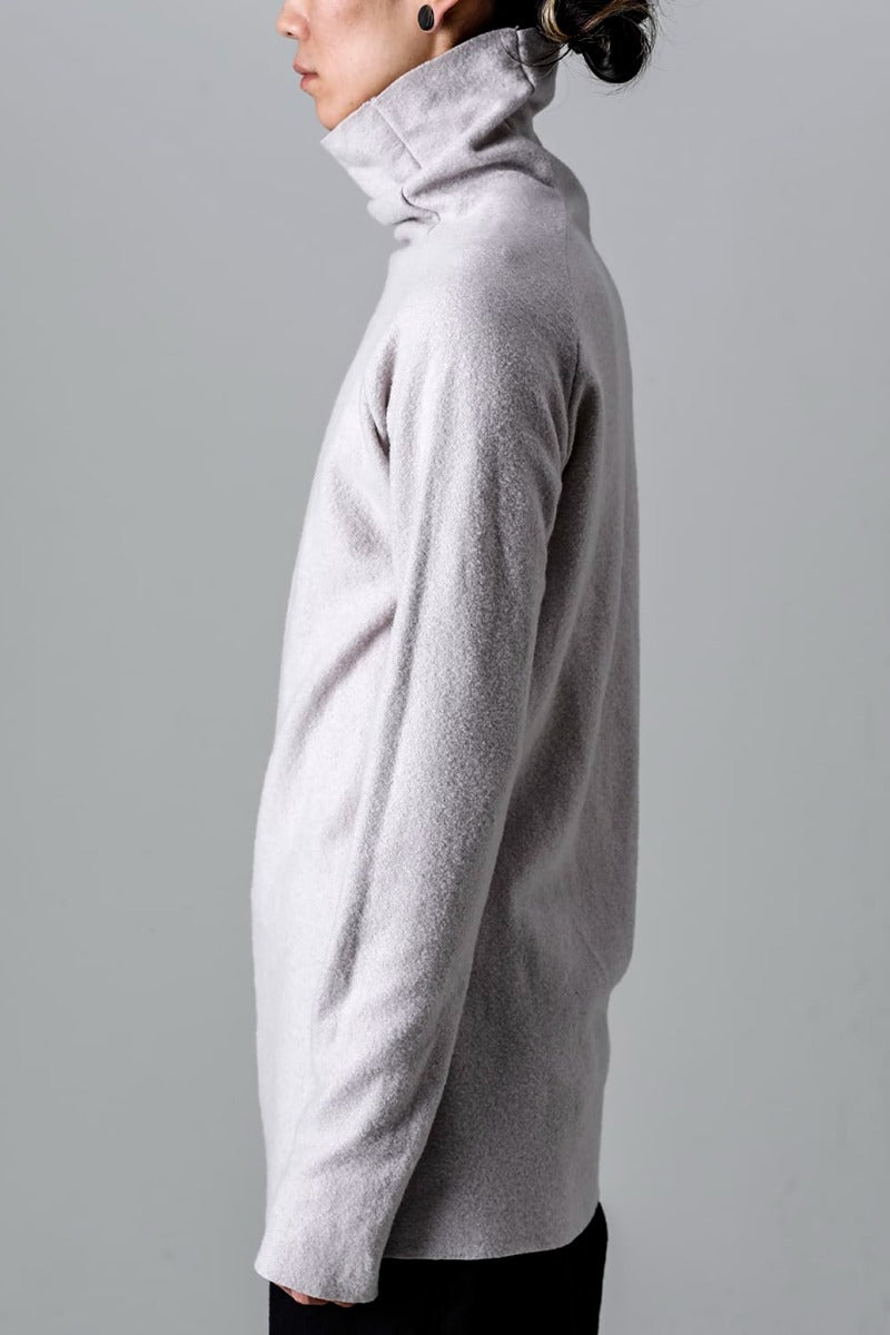 Pile Bottle Neck L/S Beige