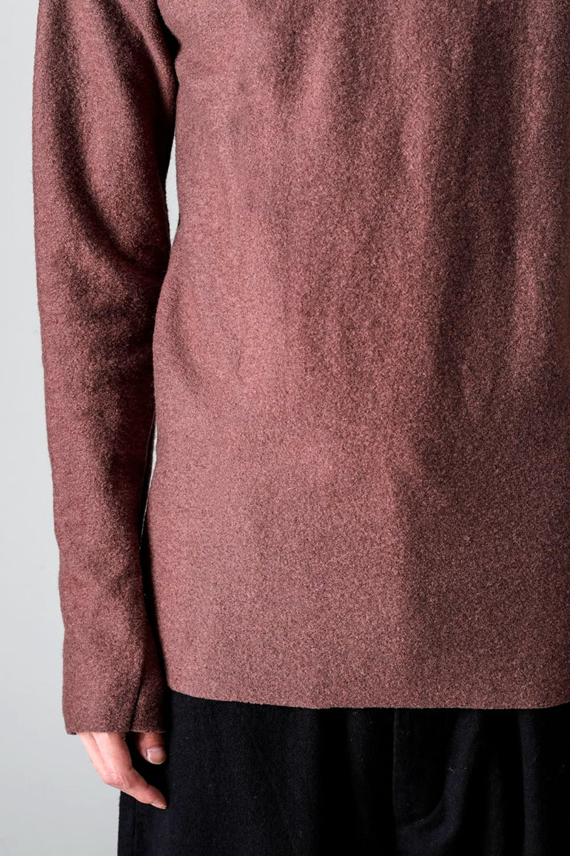 Pile Bottle Neck L/S Ch/Brown