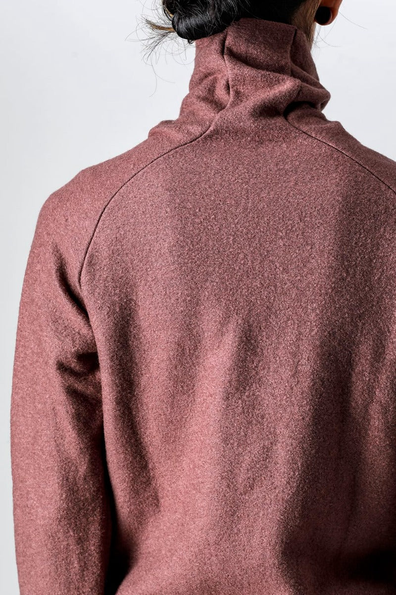 Pile Bottle Neck L/S Ch/Brown