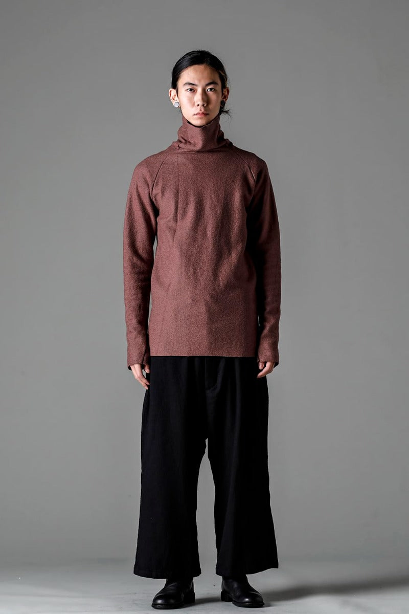 Pile Bottle Neck L/S Ch/Brown