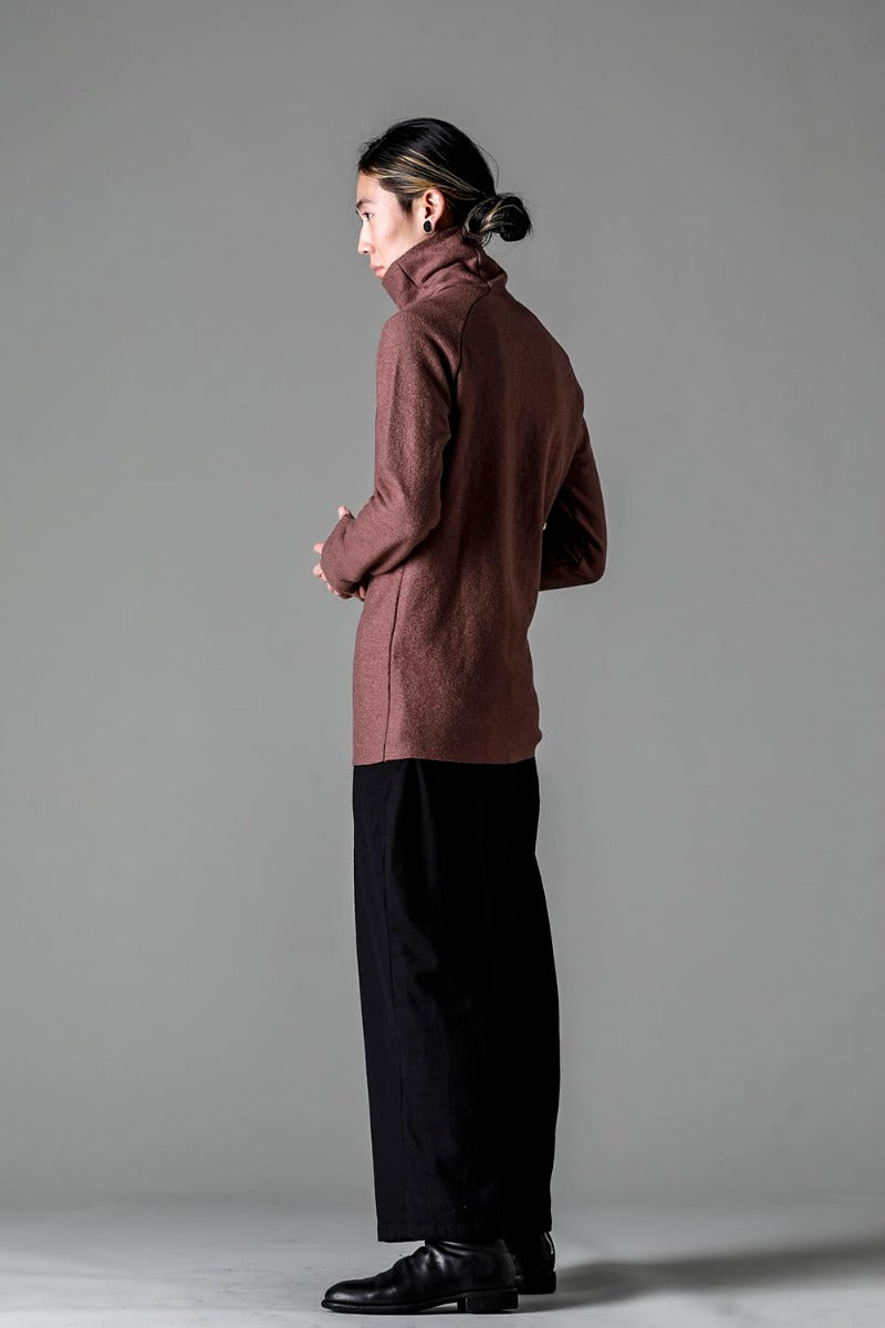 Pile Bottle Neck L/S Ch/Brown