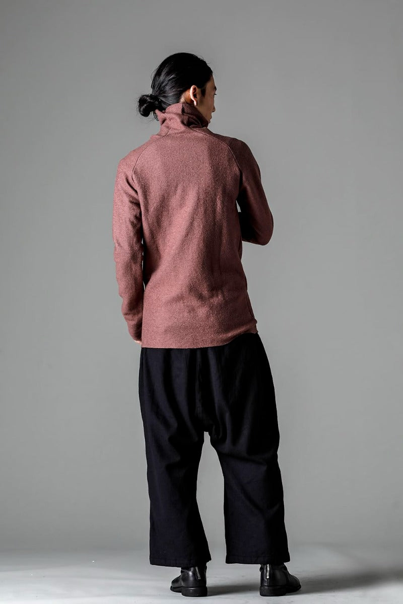 Pile Bottle Neck L/S Ch/Brown